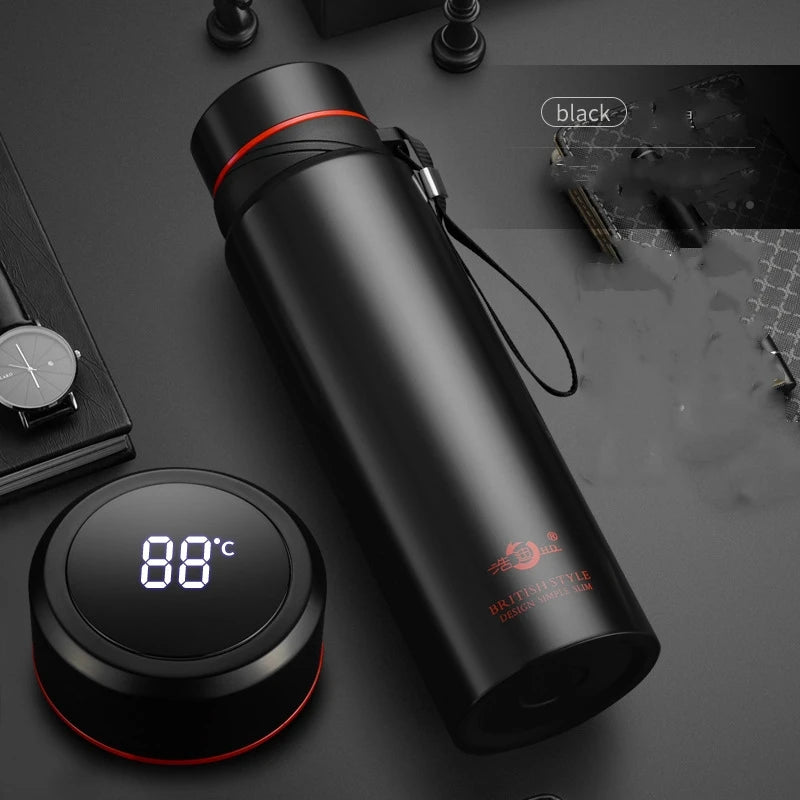 1L Stainless Steel Thermal Bottle with LED