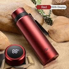 1L Stainless Steel Thermal Bottle with LED